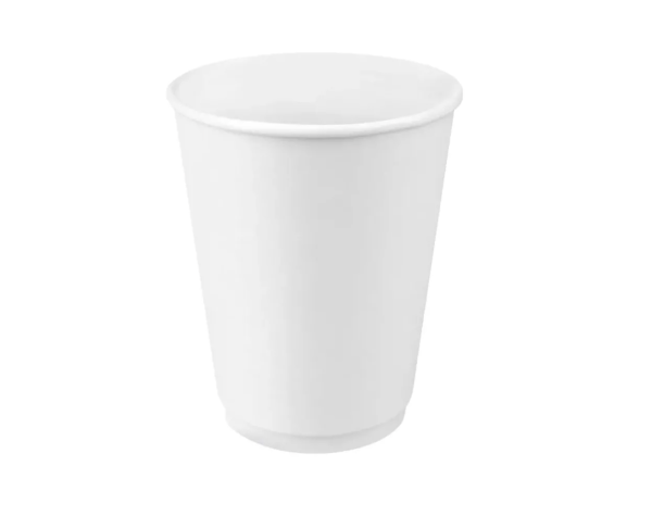 Vasos de Papel Blancos Doble Pared 12 Oz – Pack de 660 | Ideales para Bebidas Calientes
